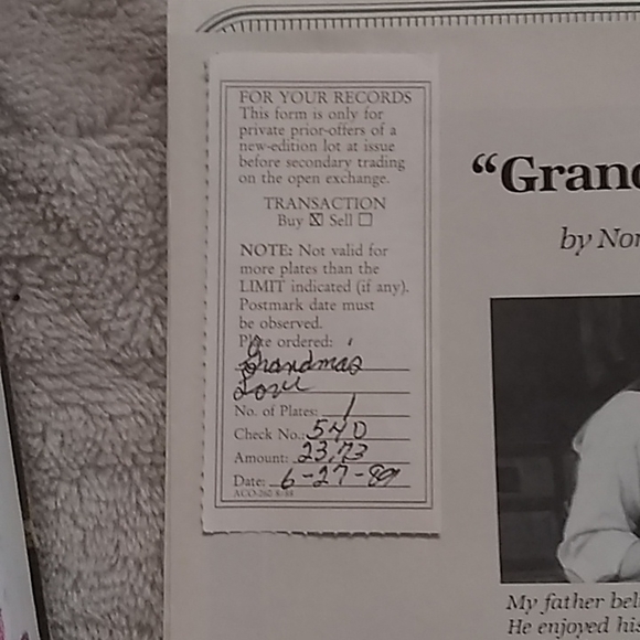 Norman Rockwell collector's plate by Knowles with certificate of authenticity - Picture 6 of 8